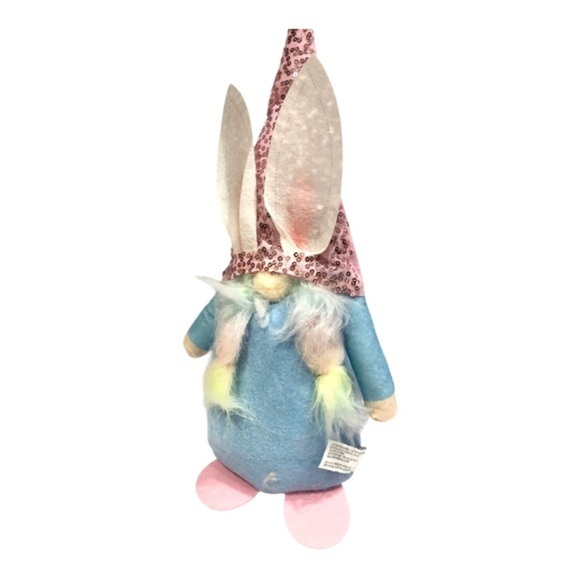4pack cozy snuggly Easter bunny‎ theme pastel colored gnome plushies new - Picture 14 of 15
